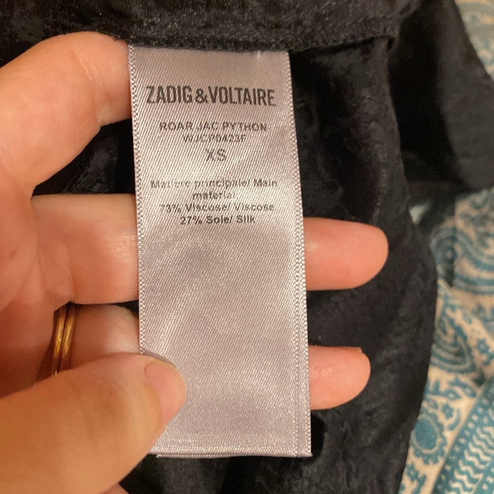 Zadig & Voltaire / Roar Jac Python Maxi Dress Bla… - image 7